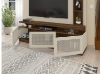 MEUBLE TV TELLUS 3 PTS HAVANA / OFF WHITE